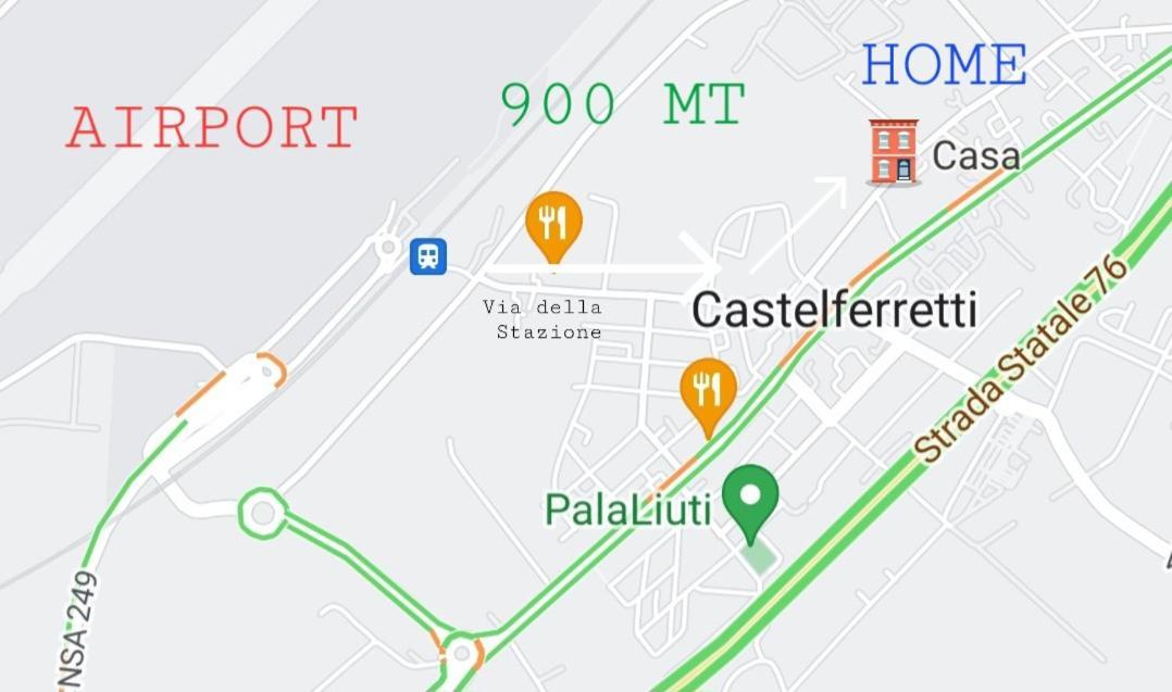 Al Castello - Aeroporto Delle Marche - Ancona Lägenhet Falconara Marittima Exteriör bild